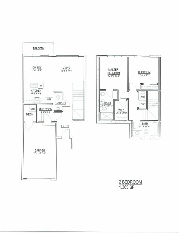 Floor Plans of Alta Apartments in Green Bay, WI